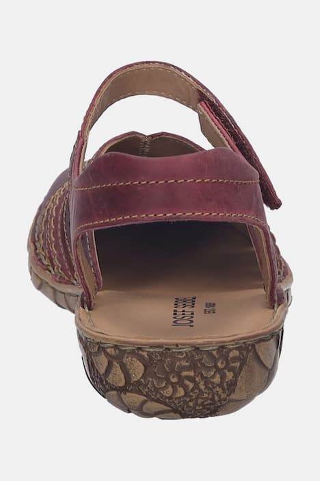 Leren sandalen, Josef Seibel, klittenbandsluiting, wijdte G
