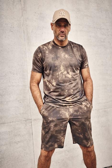 T-Shirt, Fitness, Camo-Print, QuickDry, bis 7 XL