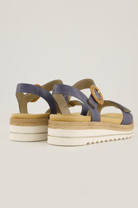 Remonte Ledersandalen, Plateausohle, Weite F 1/2