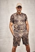 Bermuda FLEXNAMIC®, Bauchfit, Fitness, Alloverprint, bis 7 XL