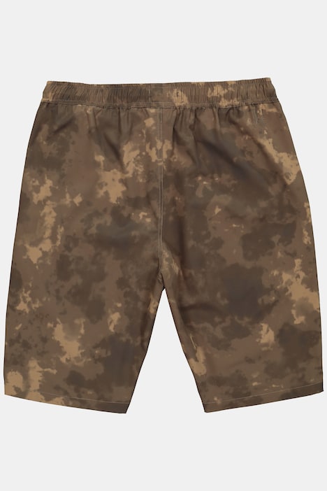 Bermuda FLEXNAMIC®, Bauchfit, Fitness, Alloverprint, bis 7 XL