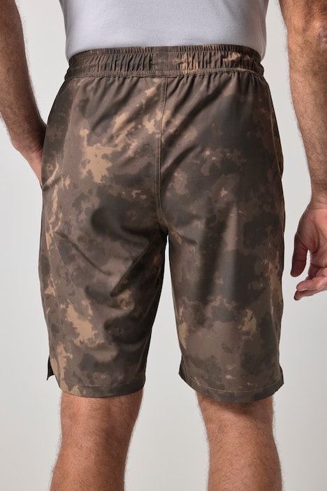 Bermuda FLEXNAMIC®, Bauchfit, Fitness, Alloverprint, bis 7 XL
