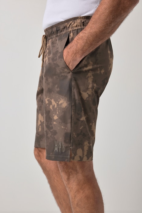 Bermuda FLEXNAMIC®, Bauchfit, Fitness, Alloverprint, bis 7 XL