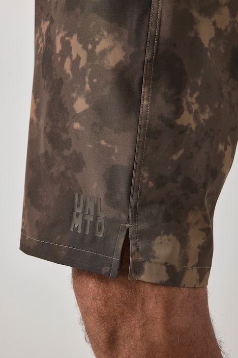 Bermuda FLEXNAMIC®, Bauchfit, Fitness, Alloverprint, bis 7 XL
