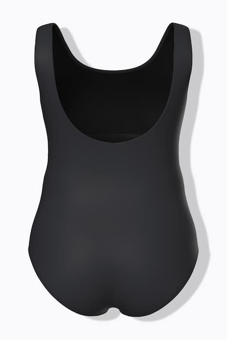 Badeanzug, Zierpaspeln, ohne Softcups, Rundhals