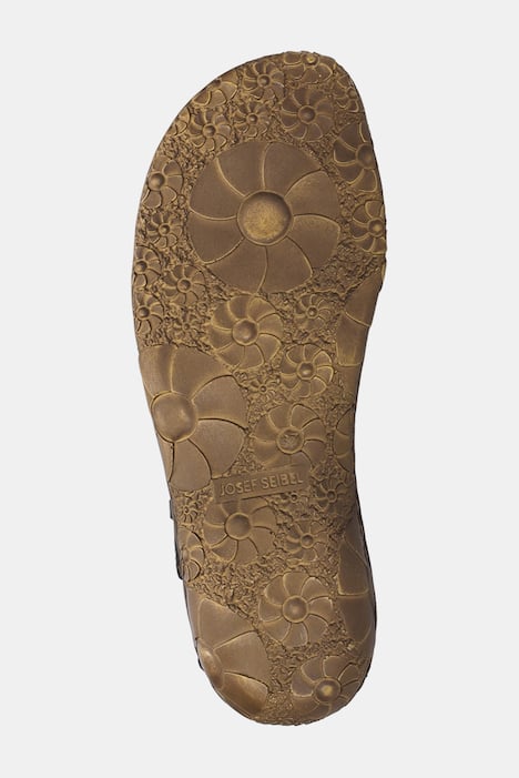 Sandales en cuir Josef Seibel, brides croisées - largeur&nbsp;G