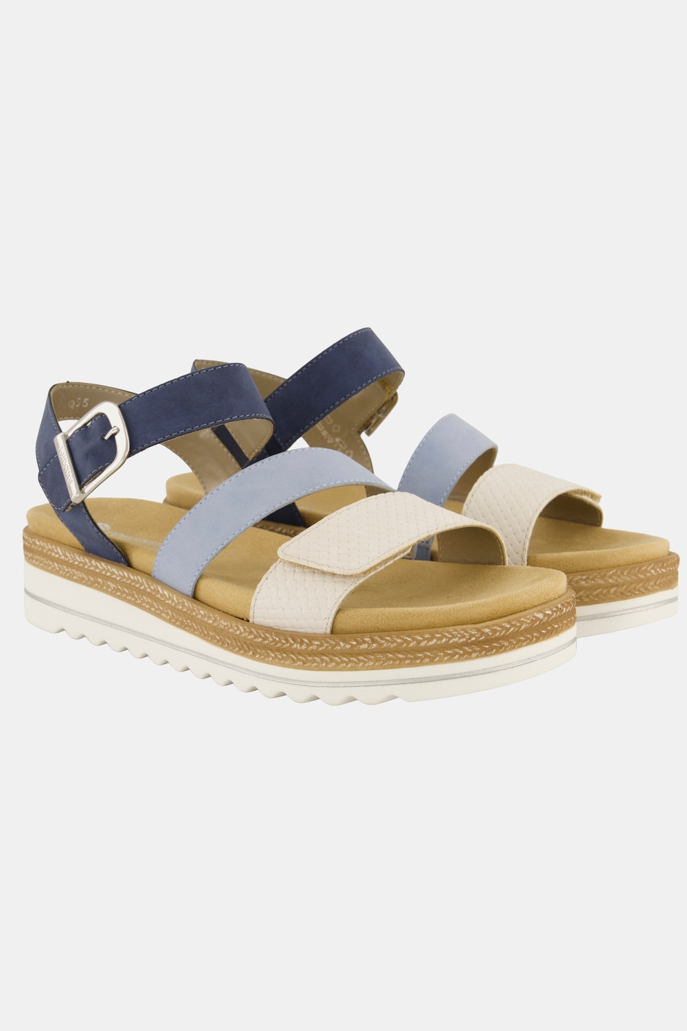 Remonte Plateau-Sandalen, vegan, Weite F 1/2