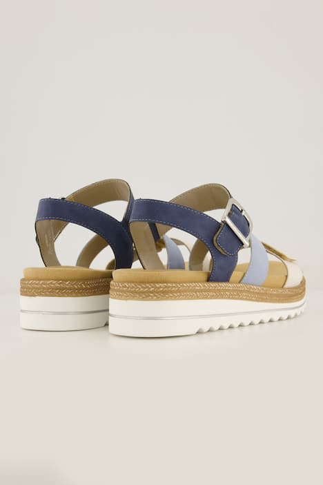 Remonte Plateau-Sandalen, vegan, Weite F 1/2