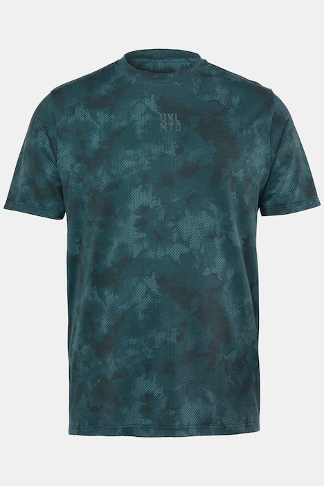 T-Shirt, Fitness, Halbarm, Camo-Print, QuickDry, bis 7 XL