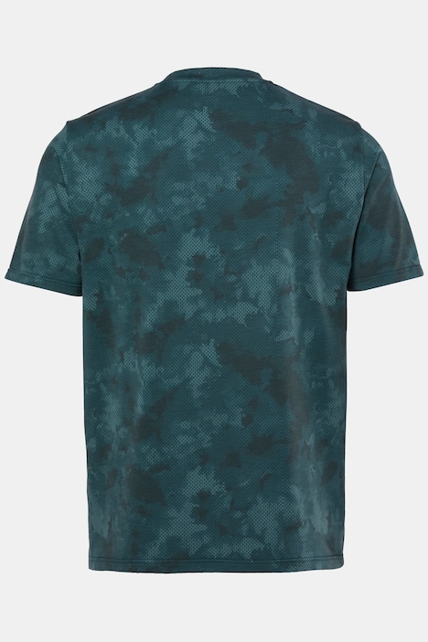 T-Shirt, Fitness, Halbarm, Camo-Print, QuickDry, bis 7 XL