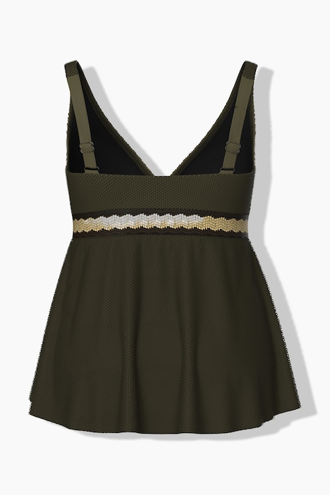 Tankini, Zierband, Softcups, Träger verstellbar, recycelt