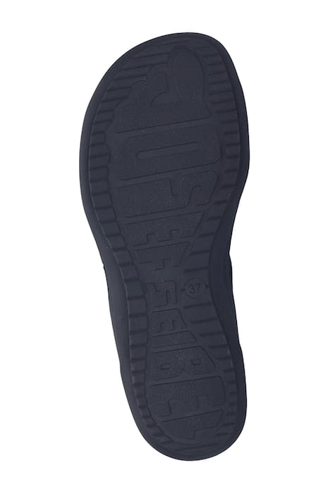 Leren blotevoetensandalen, Josef Seibel, klittenbandsluiting, wijdte G