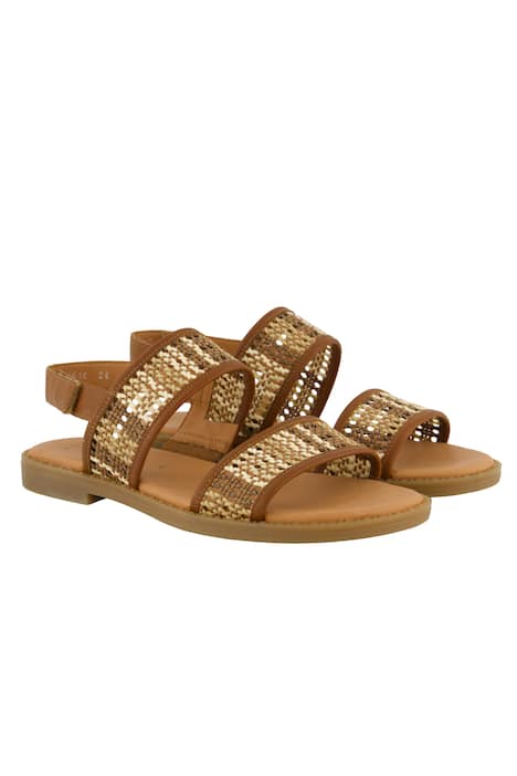 Sandály Remonte, zapínání na suchý zip, veganské, šířka F 1/2