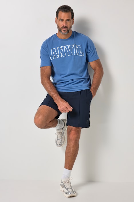 T-shirt, FLEXNAMIC®, fitness, korte mouwen, borstprint, tot 7XL