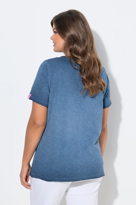 T-shirt, Cool Dyed, 1/2 Arm,  Hundeprint