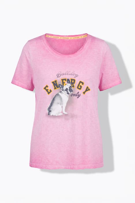 T-shirt, Cool Dyed, 1/2 Arm,  Hundeprint