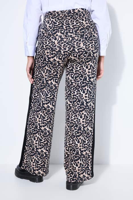 Sweat-Hose, gerades Bein, Leo mit Streifen