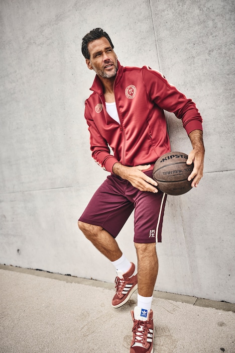 Sweatjacke FLEXNAMIC®, Fitness, Brustprints, bis 7 XL