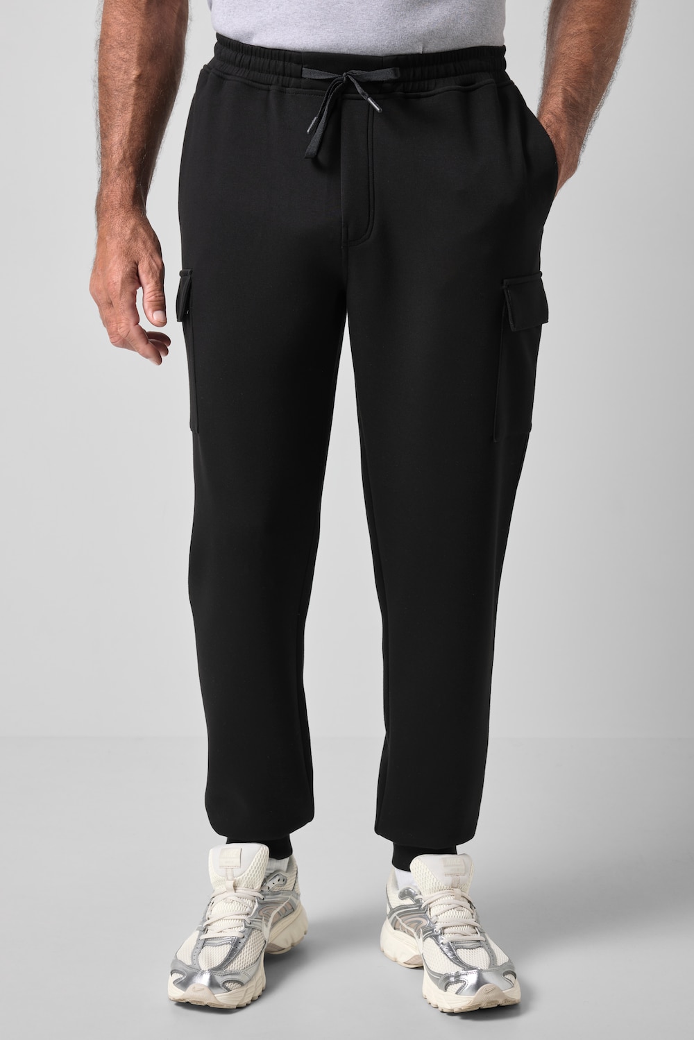 Cargobukse, trening, Interlocksweat, mange lommer, elastisk midje, opptil størrelse 7XL