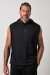 Hoodie Bauchfit, Fitness, ärmellos, Kapuzensweater, bis 7 XL