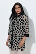 Bluse, Spitze, A-Linie, Hemdkragen, 3/4-Arm
