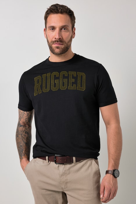 T-shirt, mezze maniche, stampa sul petto, fino alla taglia 8XL
