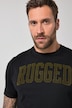 T-shirt, mezze maniche, stampa sul petto, fino alla taglia 8XL