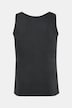 Tank top, dżersej prążkowany, nadruk na piersi, vintage, do rozm. 8 XL