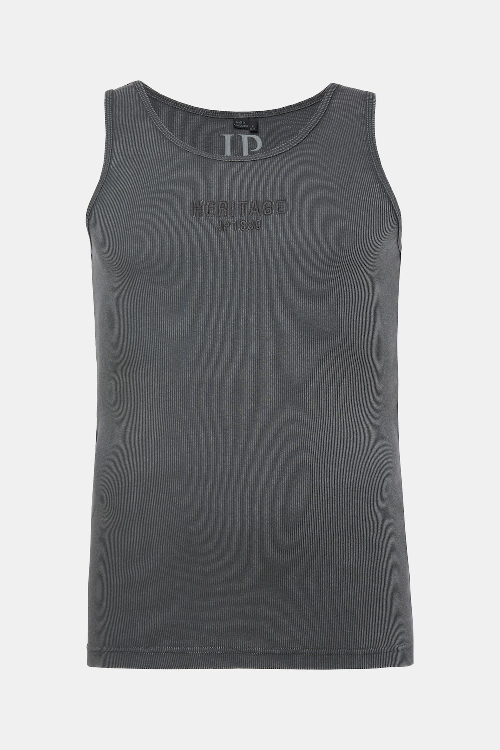 Tanktop, Rippjersey, Brustprint, Vintage, bis 8 XL