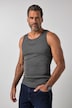 Tank top, dżersej prążkowany, nadruk na piersi, vintage, do rozm. 8 XL