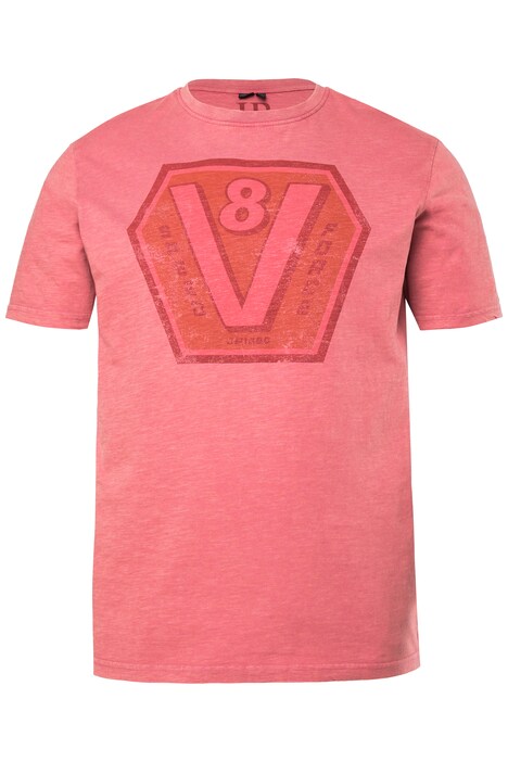 Tričko, krátké rukávy, potisk na hrudi, vintage look, do velikosti 8 XL