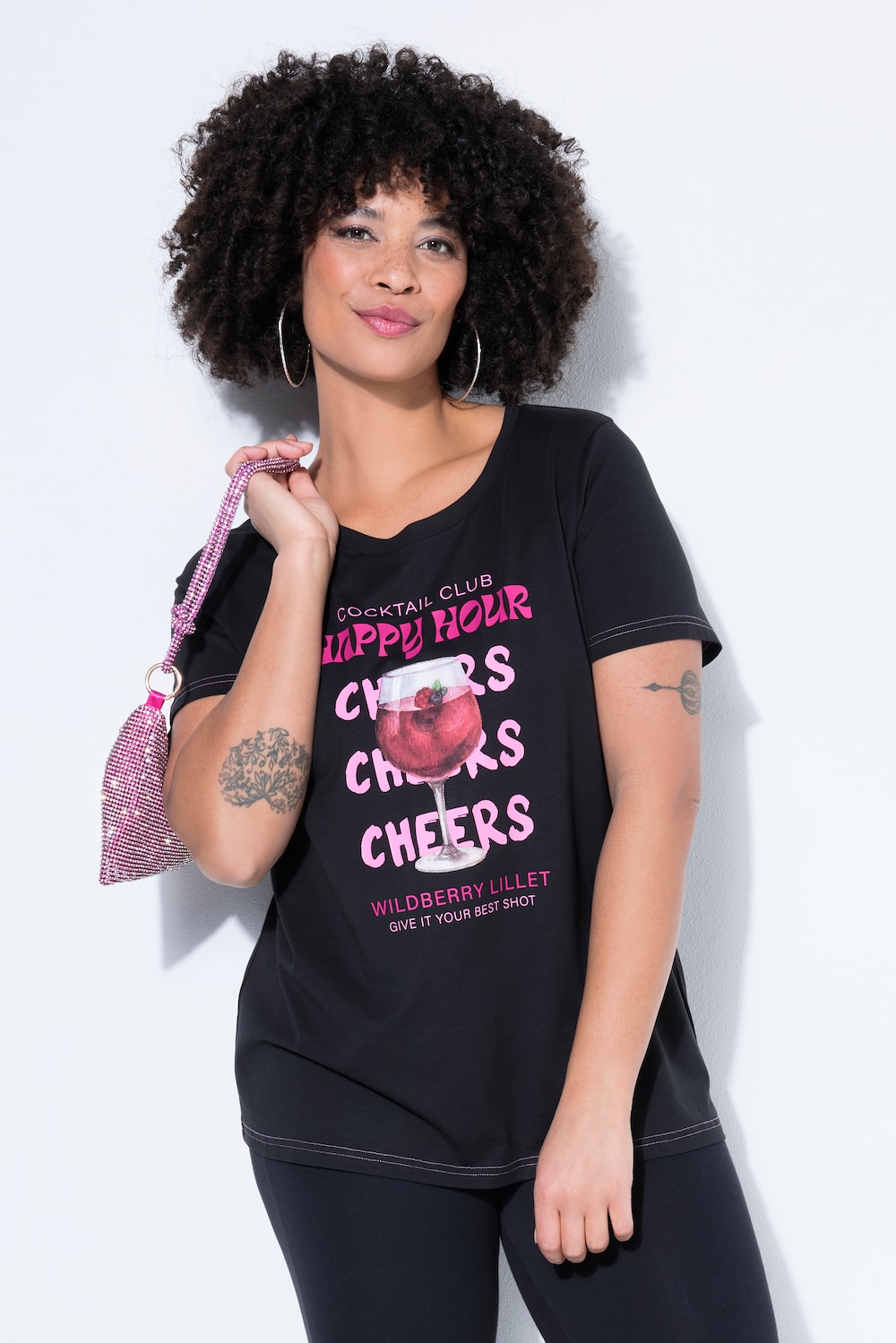 T-Shirt, Komfort Fit, Aperitif-Motiv - jede Farbe anders