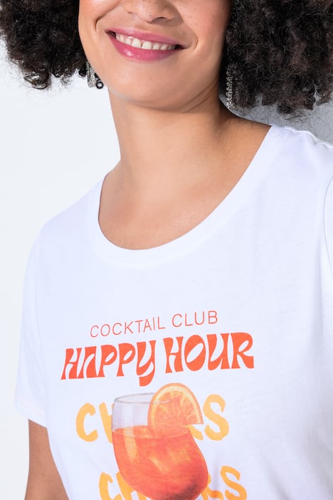 T-Shirt, Komfort Fit, Aperitif-Motiv - jede Farbe anders