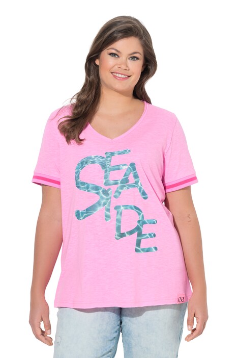 Tričko, V-výstřih, polo rukáv, EKO-TEX MIG