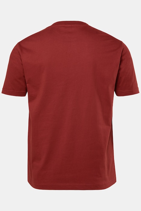 T-shirt, korte mouwen, print op de borst, tot 8XL