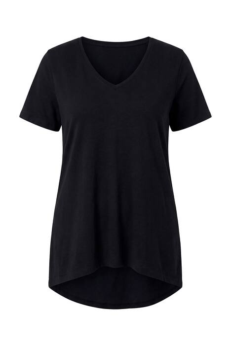 Strickshirt, A-Linie, Halbarm, Feinstrick