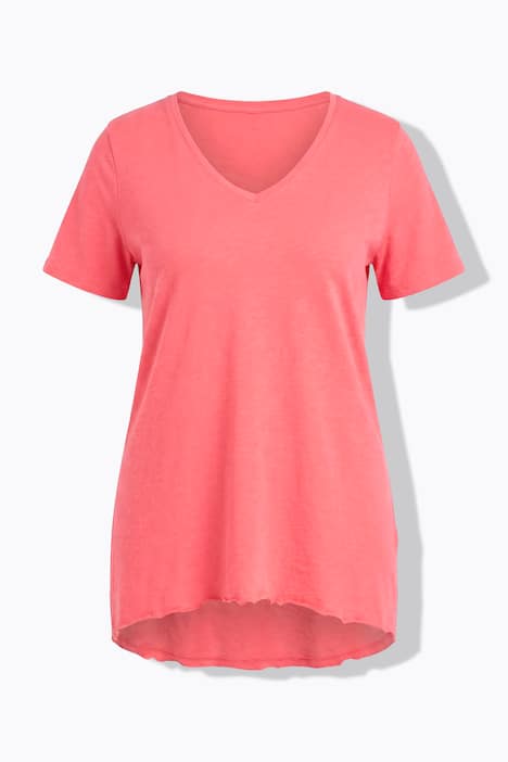 Strickshirt, A-Linie, Halbarm, Feinstrick