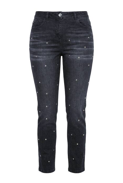 Rhinestone Studded Shaping Jeans