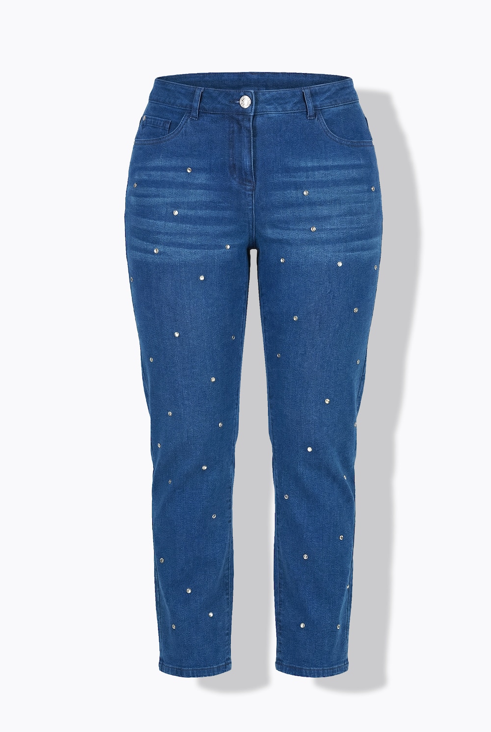 Stora storlekar Shaping-jeans Bea, Dam, blå, storlek: 48, Bomull, Angel of Style