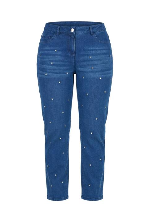 Rhinestone Studded Shaping Jeans