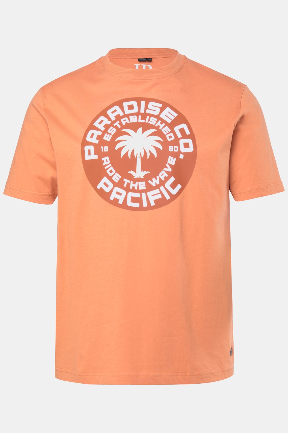 T-Shirt, Halbarm, Brustprint, bis 8 XL