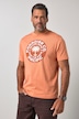 T-shirt, korte mouwen, print op de borst, tot 8XL