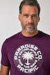T-shirt, korte mouwen, print op de borst, tot 8XL