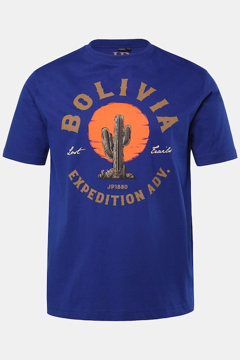T-shirt, mezze maniche, stampa sul petto, fino alla taglia 8XL