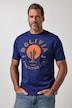 T-shirt, mezze maniche, stampa sul petto, fino alla taglia 8XL