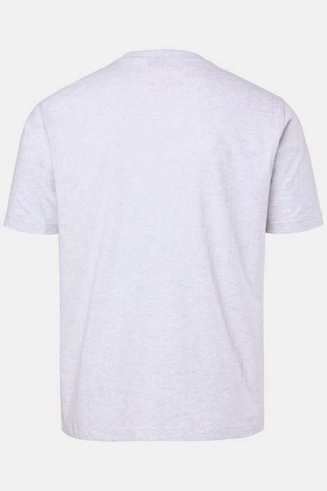 T-Shirt, Halbarm, Brustprint, bis 8 XL