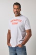 T-Shirt, Halbarm, Brustprint, bis 8 XL