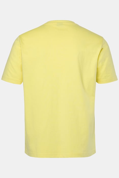 T-shirt, korte mouwen, print op de borst, tot 8XL