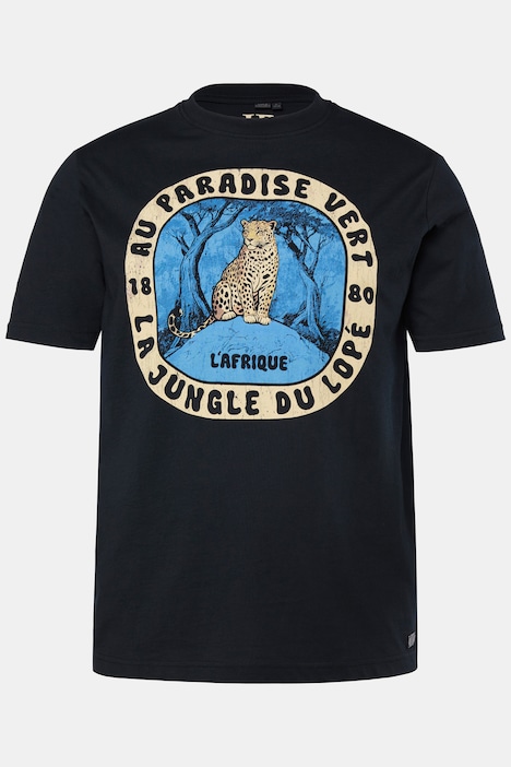 T-shirt, mezze maniche, stampa sul petto, fino alla taglia 8XL