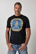 T-shirt, mezze maniche, stampa sul petto, fino alla taglia 8XL